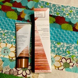 Volition Turmeric Brightening Polish Face and Body NWT